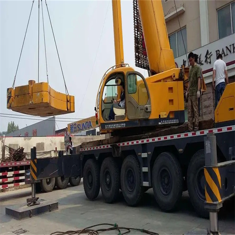 甘孜当地吊车出租|机器吊装|75吨|工厂搬迁服务